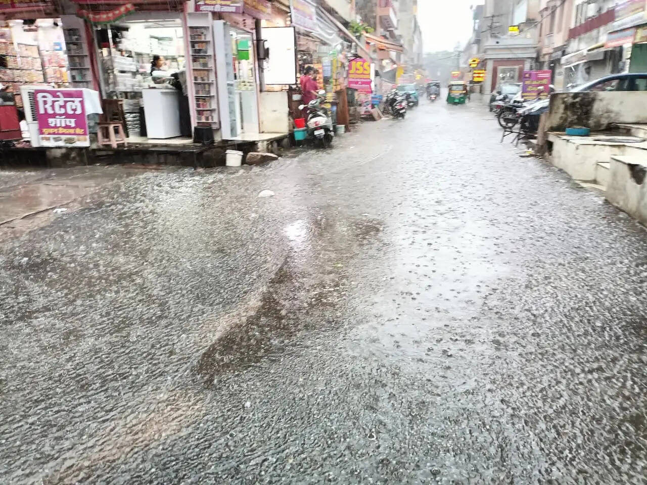 राजस्थान में 20 शहरों में बारिश, सरवाड़ में चार इंच; जयपुर में 55 मिमी