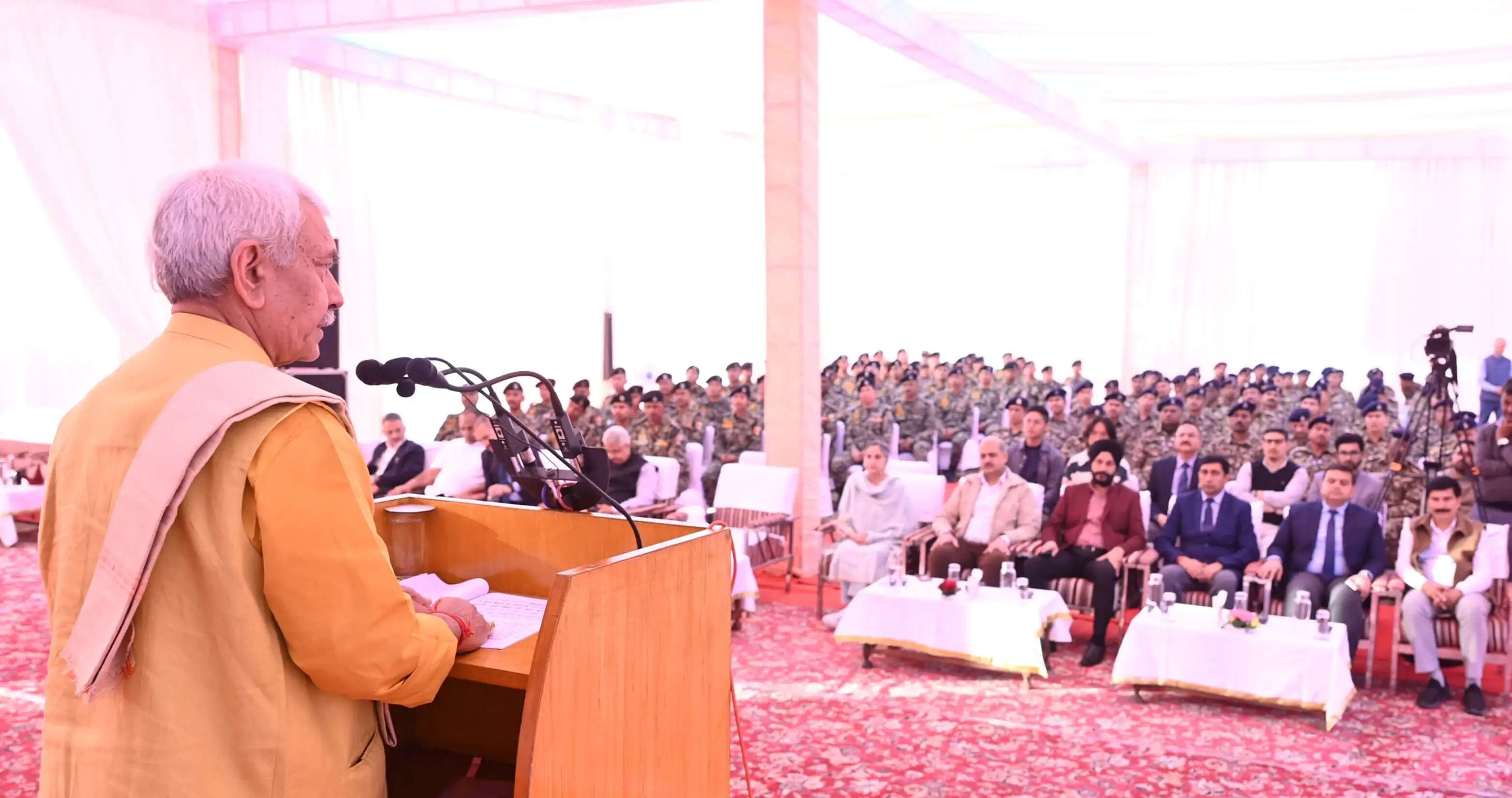 जम्मू-कश्मीर लोक भवन ने अरुणाचल प्रदेश और मिजोरम का राज्य दिवस मनाया