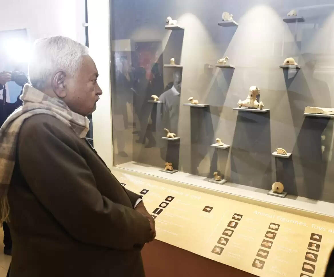 मुख्यमंत्री नीतीश कुमार ने किया कुम्हरार पार्क का निरीक्षण, सौंदर्यीकरण के दिए निर्देश