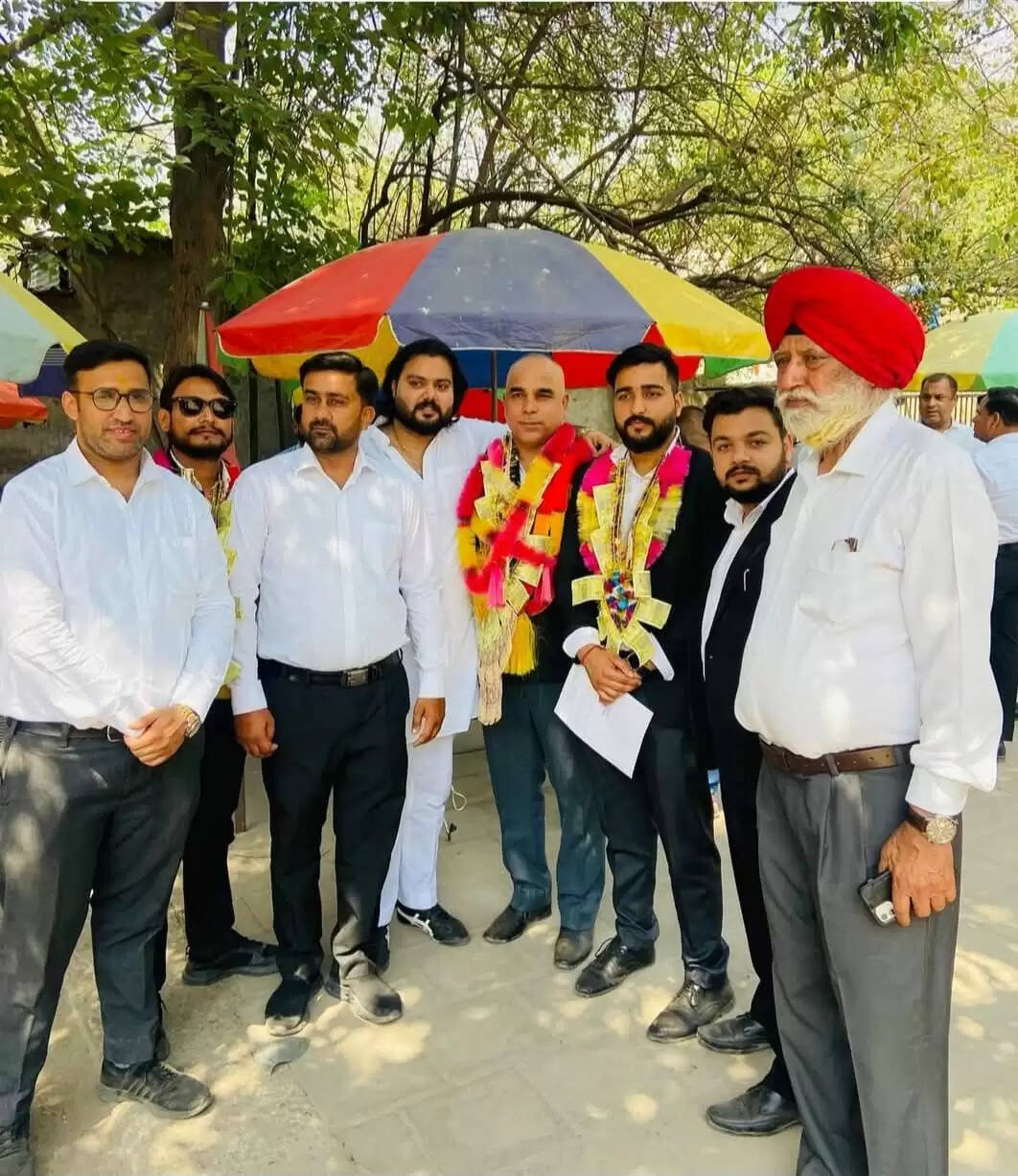 एडवोकेट दीपक शर्मा बार एसोसिएशन आरएस पुरा के अध्यक्ष चुने गए