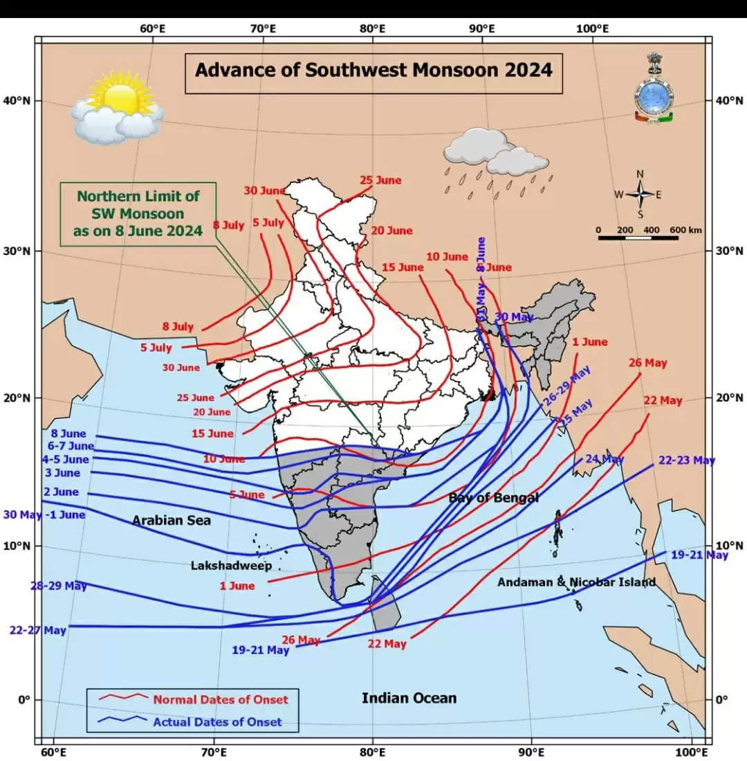 दिल्ली समेत समूचे उत्तर पश्चिम भारत में अगले पांच दिनों तक लू चलने की संभावना