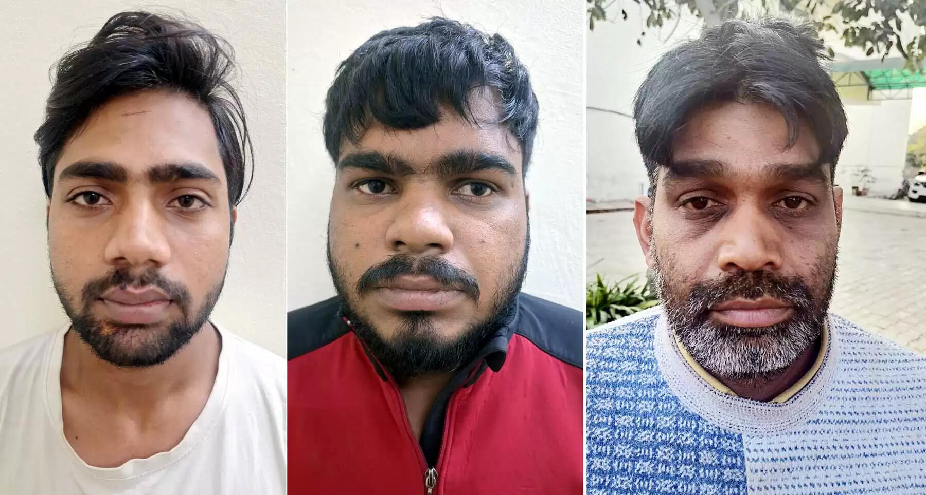 गुरुग्राम: हथियार से लैस होकर पिकअप गाड़ी चोरी करने के तीन आरोपी गिरफ्तार