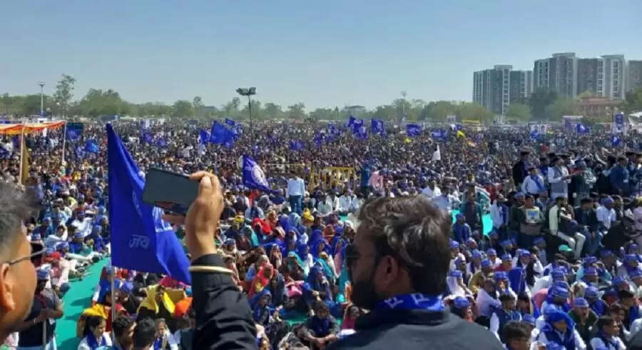 भीम आर्मी का भोपाल में शक्ति प्रदर्शन, चंद्रशेखर रावण ने किया मप्र विधानसभा चुनाव लड़ने का एलान