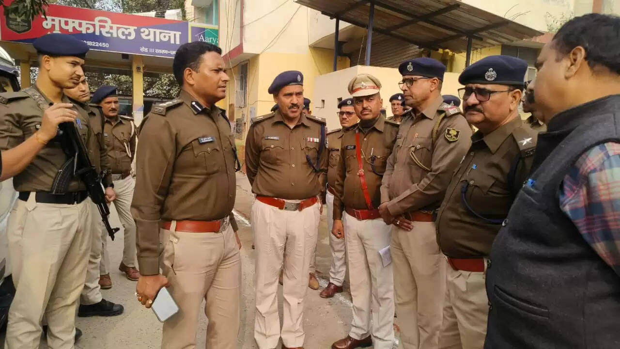 एसएसपी ने किया मुफस्सिल थाना का वार्षिक निरीक्षण
