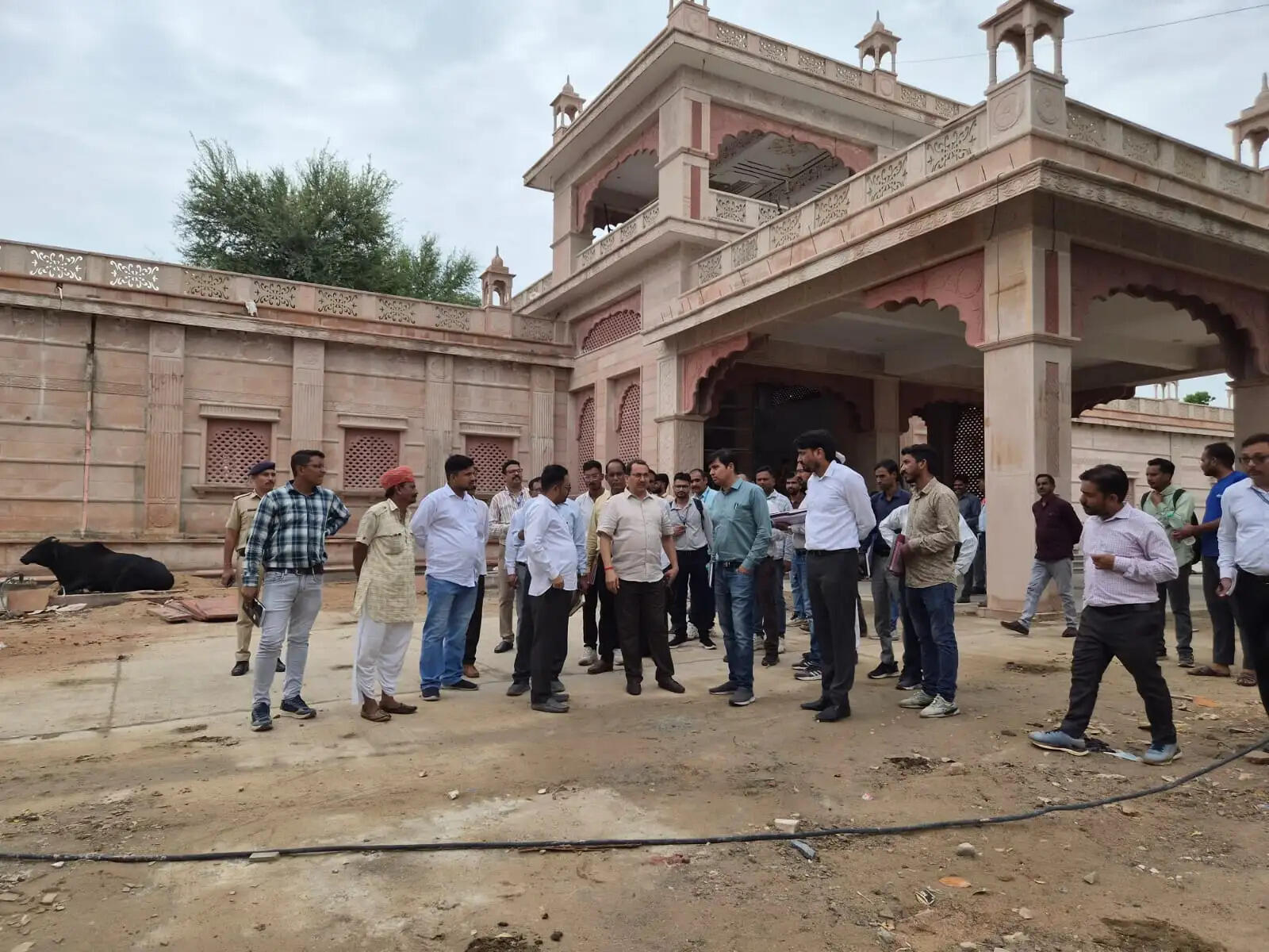 डीआरएम ने डेगाना व रेन स्टेशन के पुनर्विकास कार्यों का किया निरीक्षण