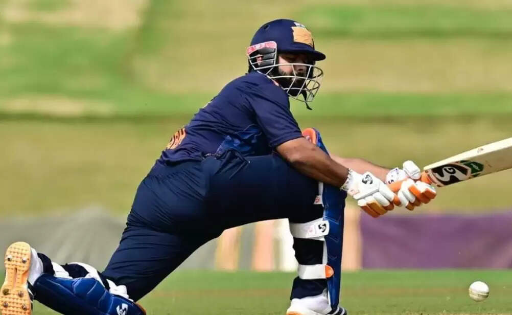 विजय हजारे ट्रॉफी: ऋषभ पंत ने गुजरात के खिलाफ जड़ा शानदार अर्धशतक