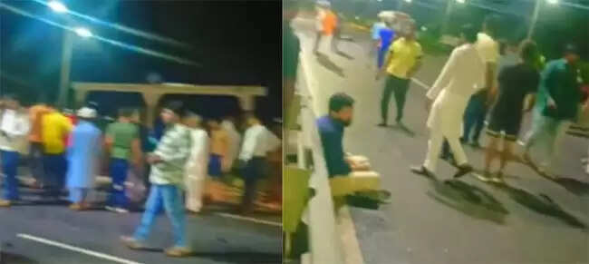 महाराष्ट्र के बीड जिले में कंटेनर ने छह लोगों को कुचला