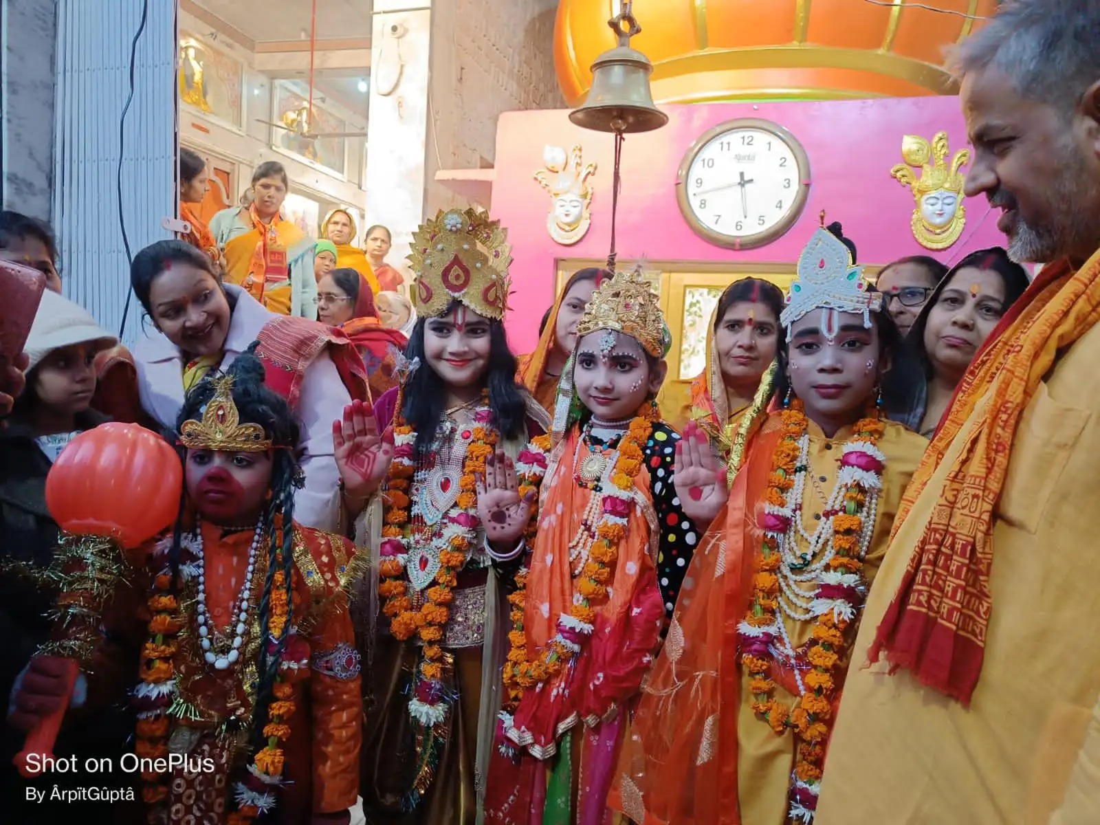 पंचनद के पावन जल से युक्त अमृत कलश व श्री राम दरबार की शोभायात्रा में हर्षोल्लास के साथ उमड़े श्री राम लला के भक्त