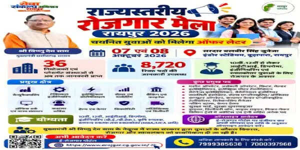 रोजगार मेला में 07 व 08 अक्टूबर को मुख्यमंत्री वितरित करेंगे 8,720 पदों पर नियुक्ति पत्र