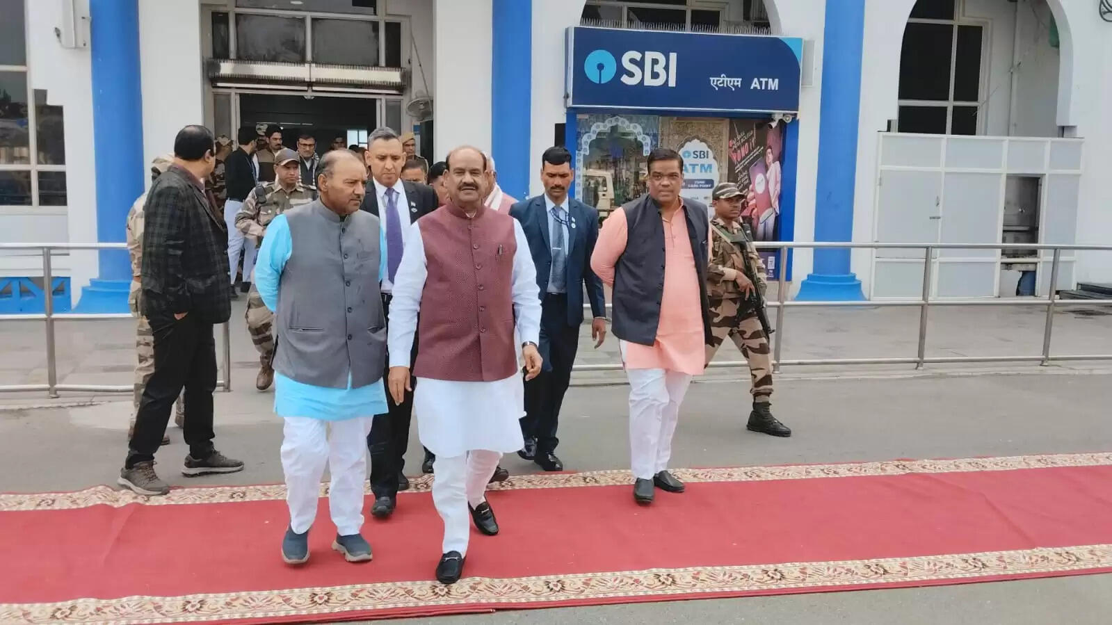 लोकसभा अध्यक्ष का जोधपुर पहुंचने पर किया स्वागत