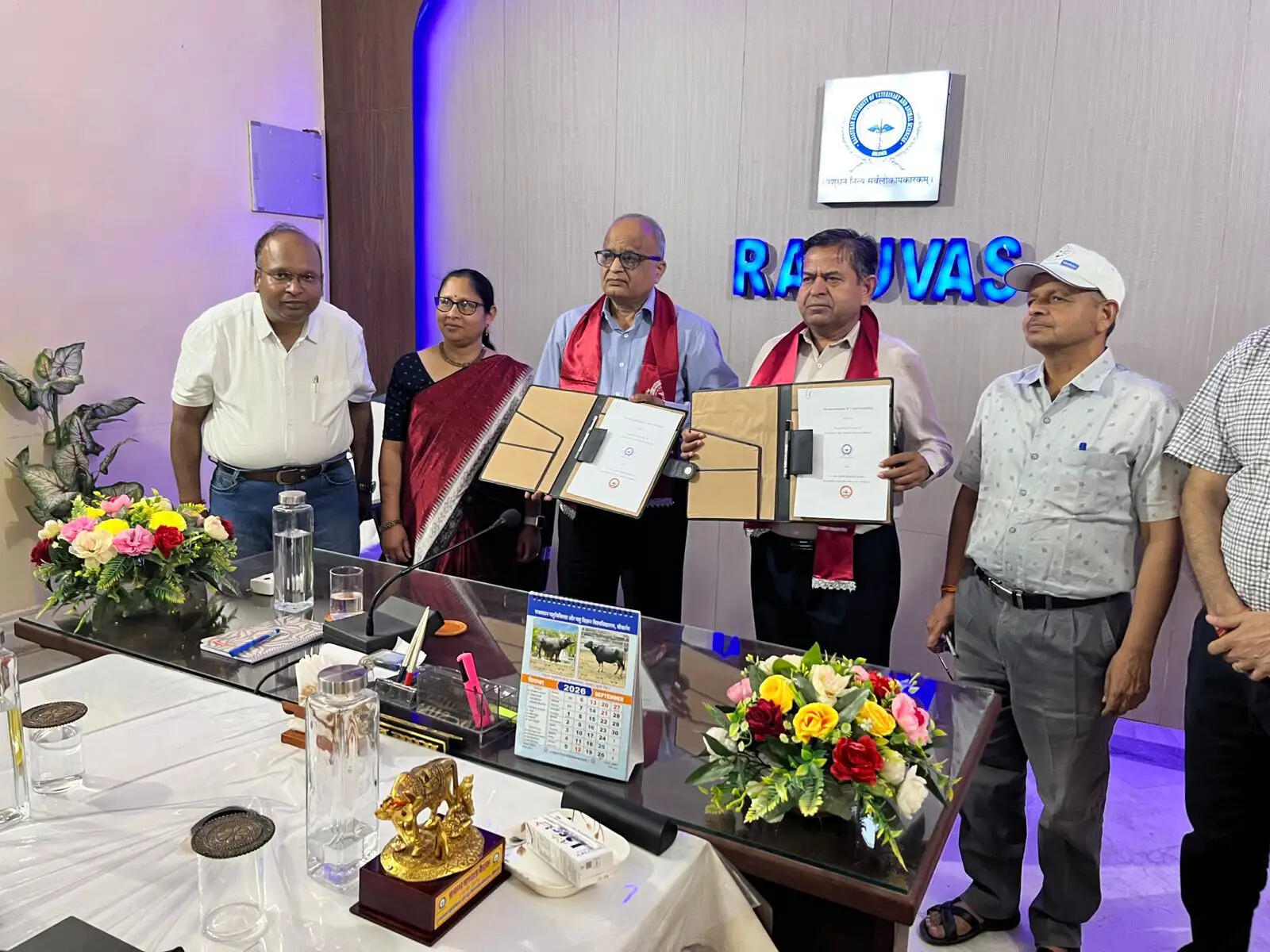 आयुर्वेद विश्वविद्यालय व राजूवास बीकानेर में एमओयू