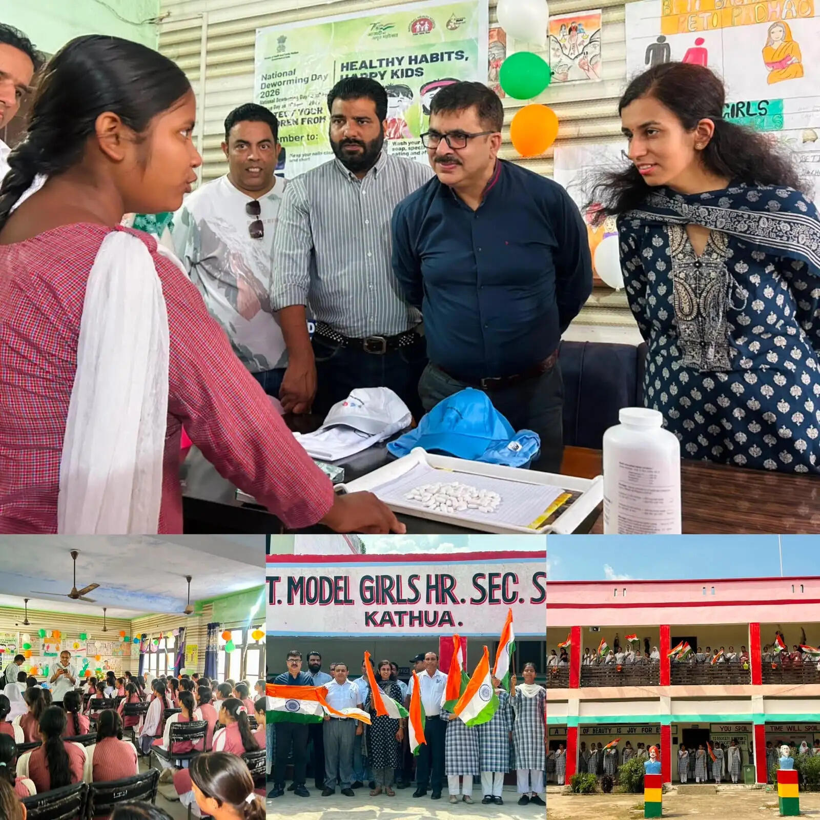 कठुआ में राष्ट्रीय कृमि मुक्ति दिवस अभियान शुरू, 1.85 लाख बच्चों को कवर करने का लक्ष्य