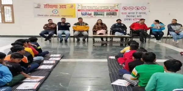 यमुनानगर: आयुष, खेल व स्वास्थ्य विभाग ने चलाया नशा मुक्ति अभियान