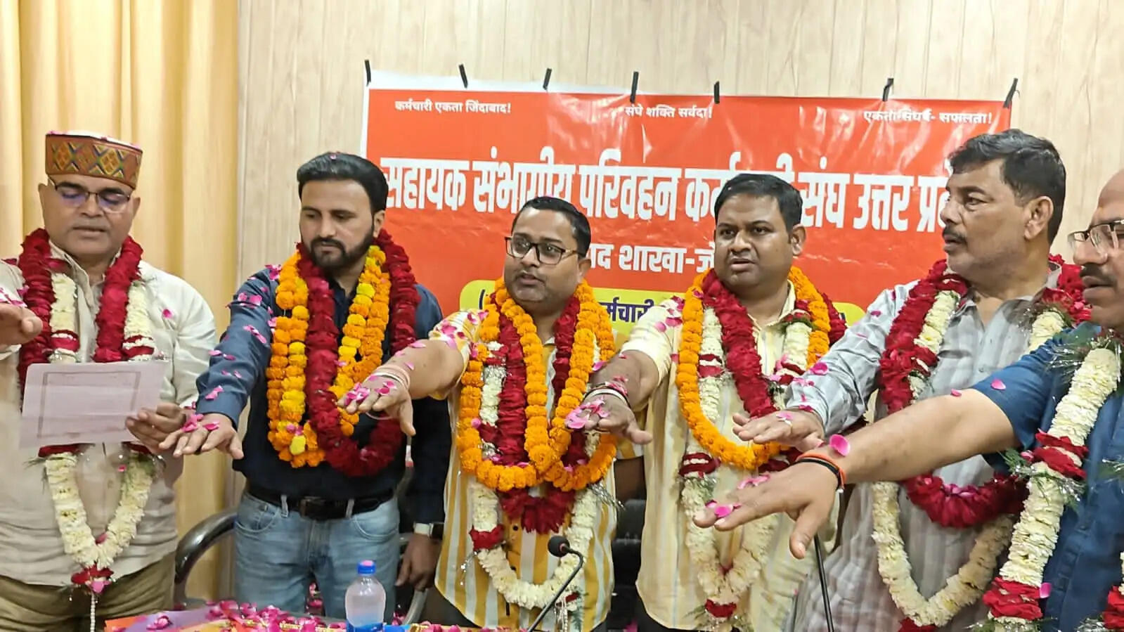 परिवहन कर्मचारी संघ चुनाव : गणेश दत्त अध्यक्ष व दीपक मंत्री निर्वाचित