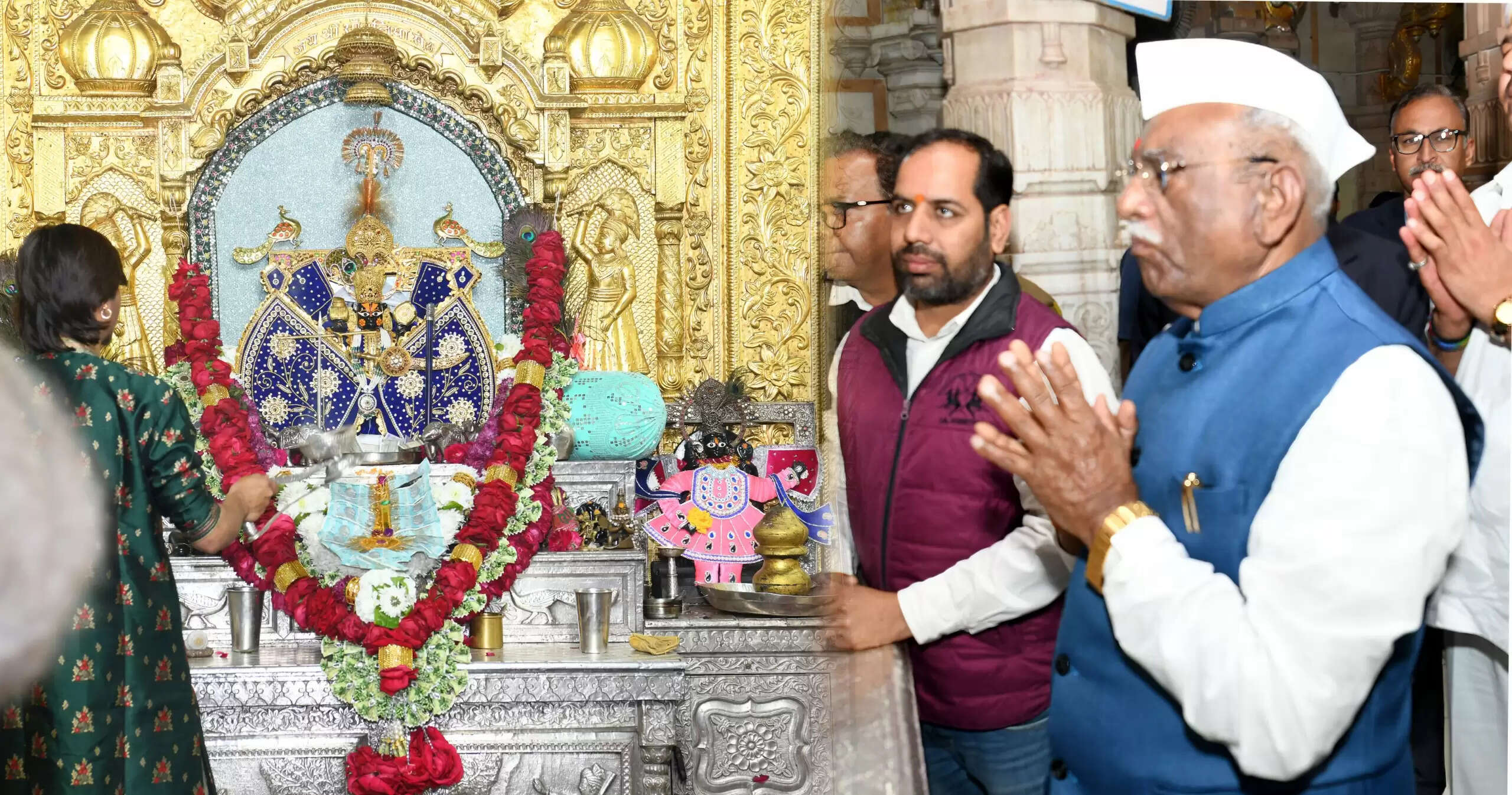 राज्यपाल ने किए सांवलियाजी के दर्शन, कुमावत समाज के महाकुंभ में बोले, शिक्षा से मिटेगी गरीबी