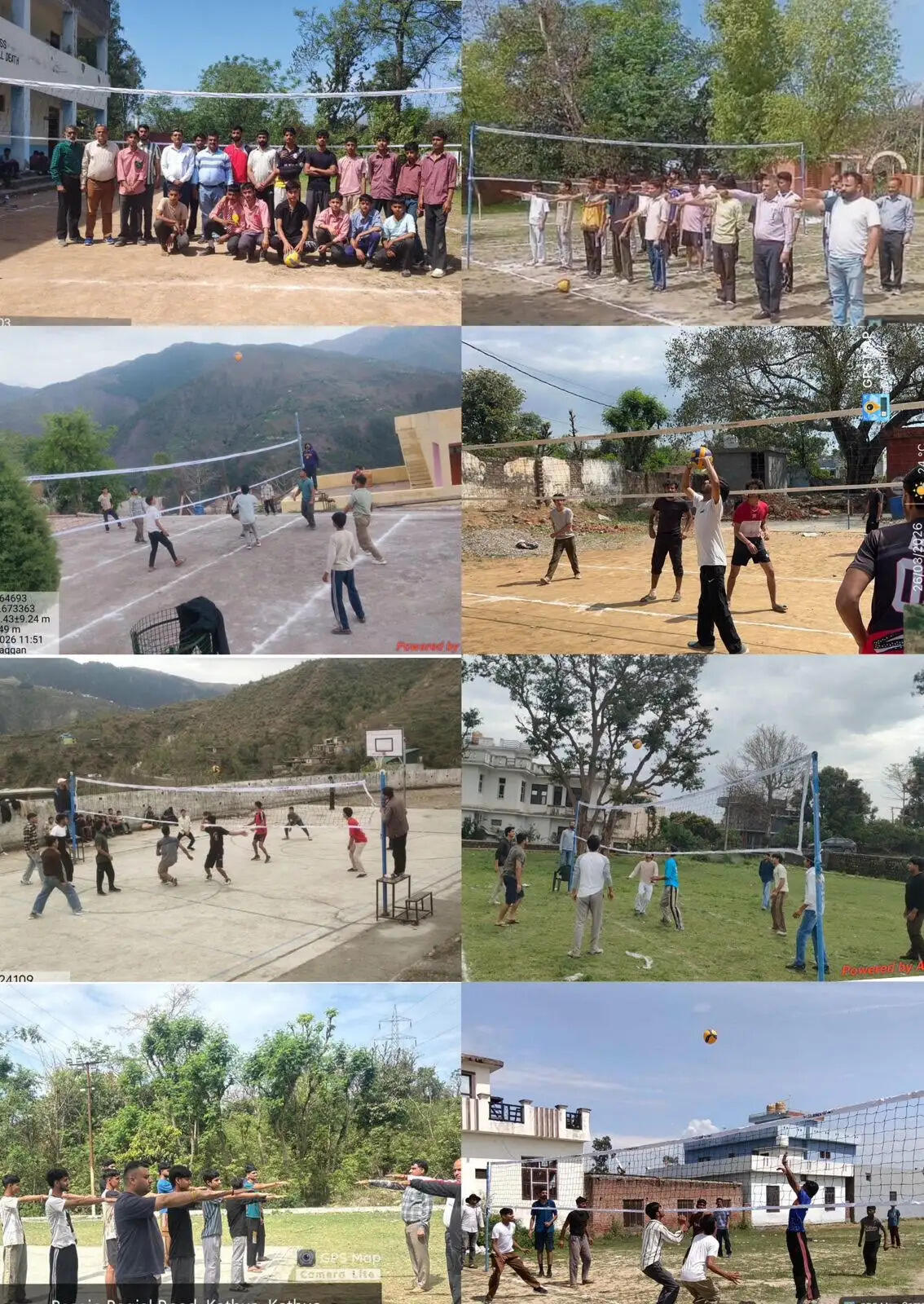 नशा मुक्त अभियान कठुआ के 19 ब्लॉकों में वॉलीबॉल मैच, 500 से अधिक युवाओं की भागीदारी