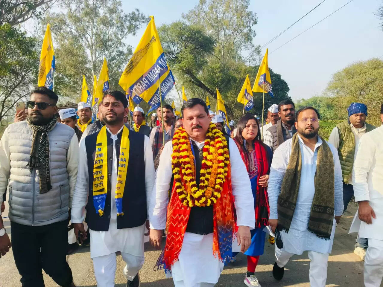 युवाओं को रोजगार देने के बजाय दी जा रही लाठियां : संजय सिंह