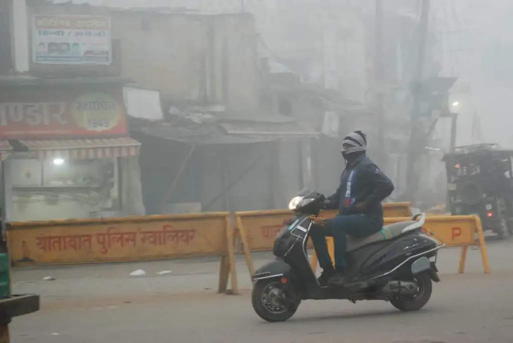 ग्वालियर: लगातार गुरुवार को भी रही ठिठुरन भरी ठंड, अधिकतम पारा 14.7 डिग्री पर