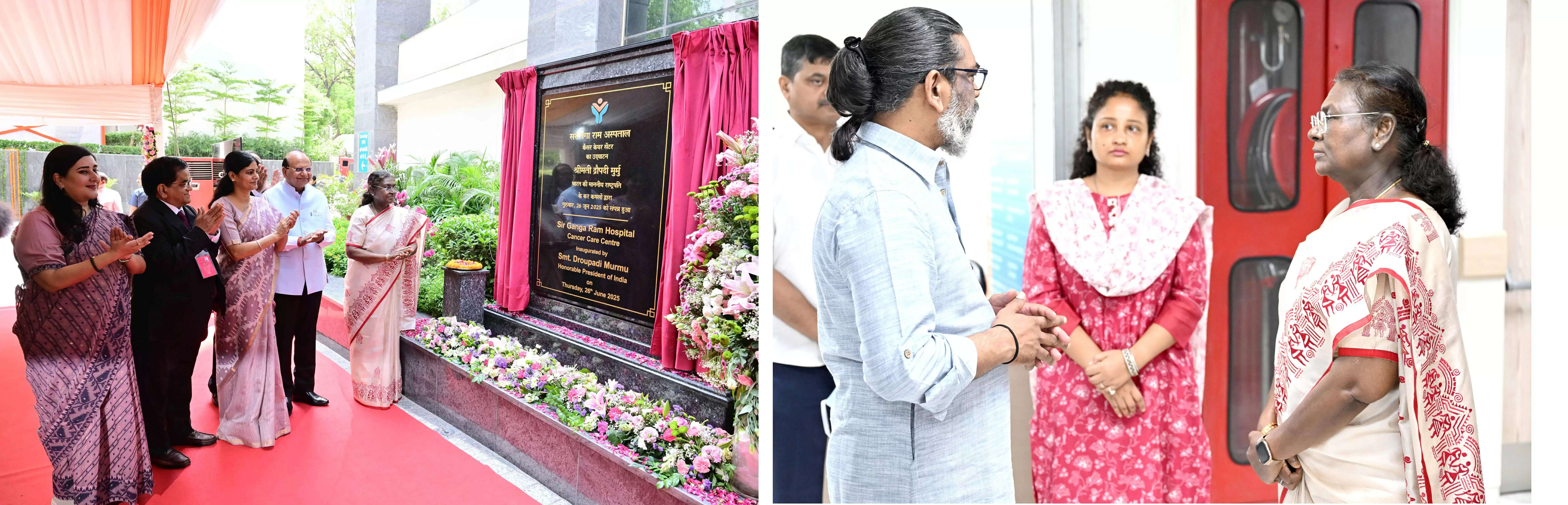 राष्ट्रपति ने सर गंगाराम अस्पताल में भर्ती झारखंड के पूर्व मुख्यमंत्री शिबू सोरेन का हालचाल लिया