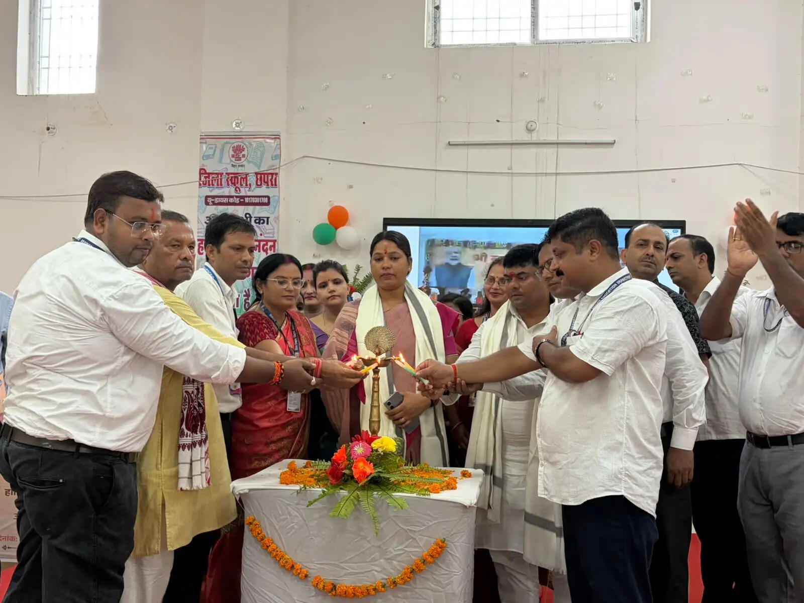 छपरा विधायक छोटी कुमारी ने किया आदर्श विद्यालय का शुभारंभ