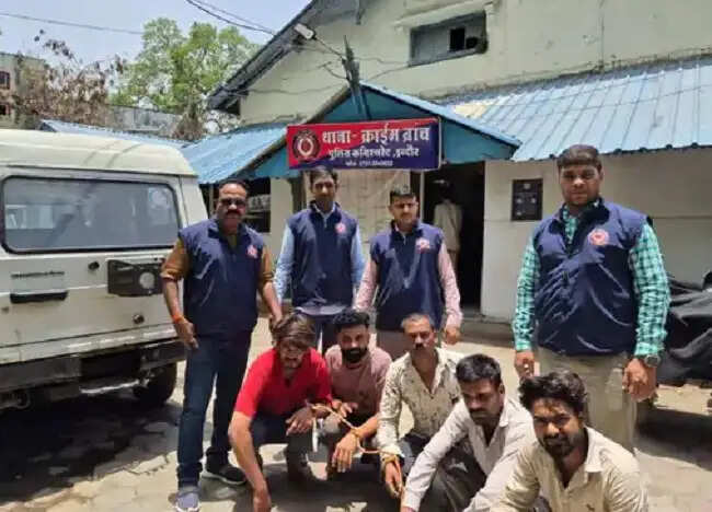 मप्र के इंदौर में एक करोड़ की एमडी-ड्रग्स के साथ पांच आरोपित गिरफ्तार