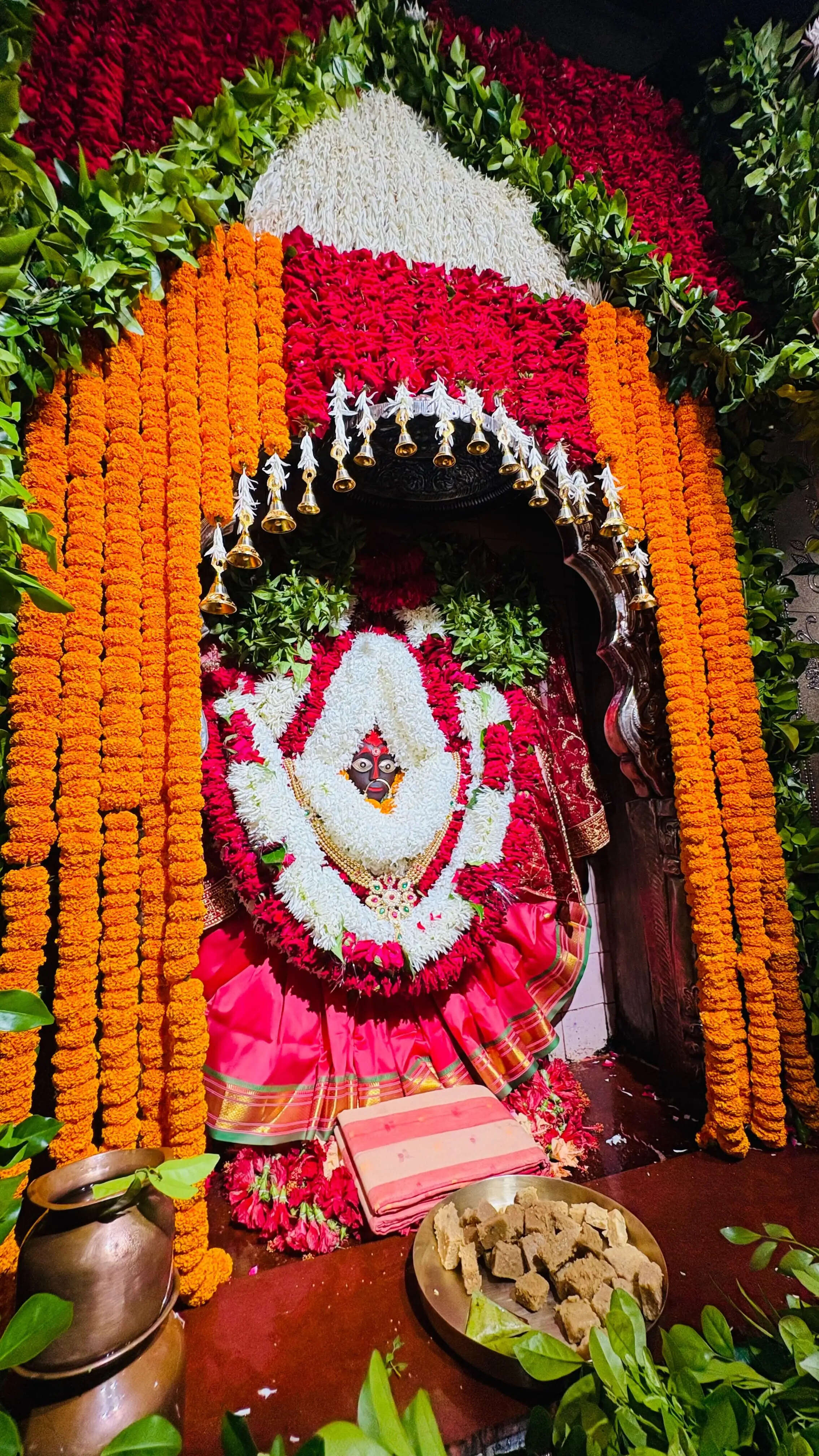 शीतला चौकियां धाम में मां कालरात्रि के दर्शन को उमड़े श्रद्धालु, सुबह नौ बजे तक सात हजार ने टेका माथा