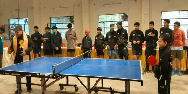 गोरखपुर महोत्सव : टेबल टेनिस प्रतियोगिता में खिलाड़ियों ने दिखाया दमखम