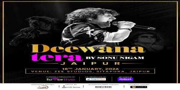 सोनू निगम 18 जनवरी को जयपुर में लाइव परफॉर्म करेंगे