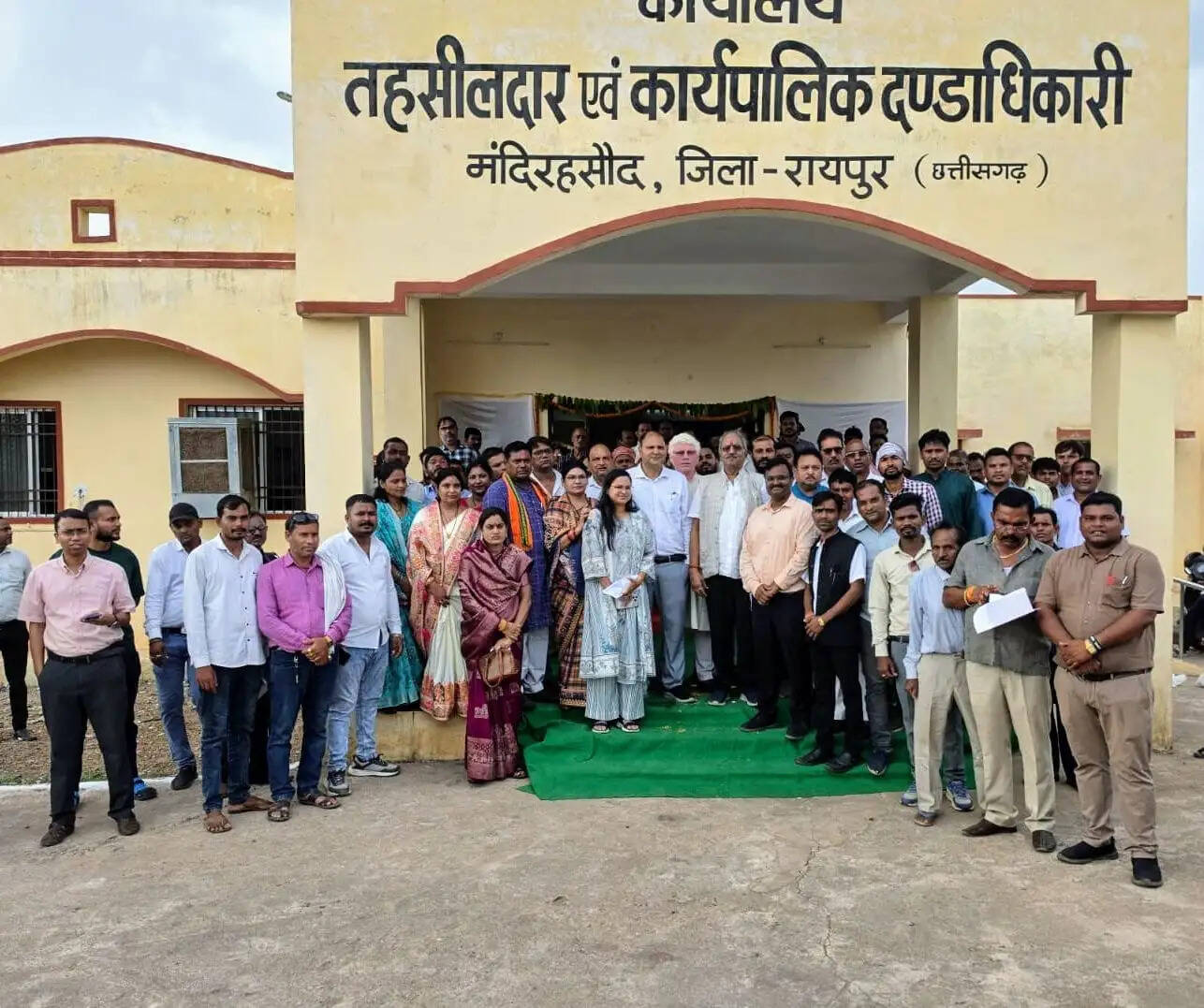 मंदिर हसौद में आधुनिक तहसील कार्यालय का शुभारंभ