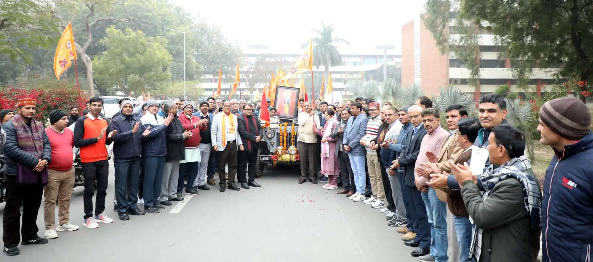 हिसार: श्री रामलला प्राण प्रतिष्ठा के उपलक्ष्य में एचएयू में हुए कई कार्यक्रम