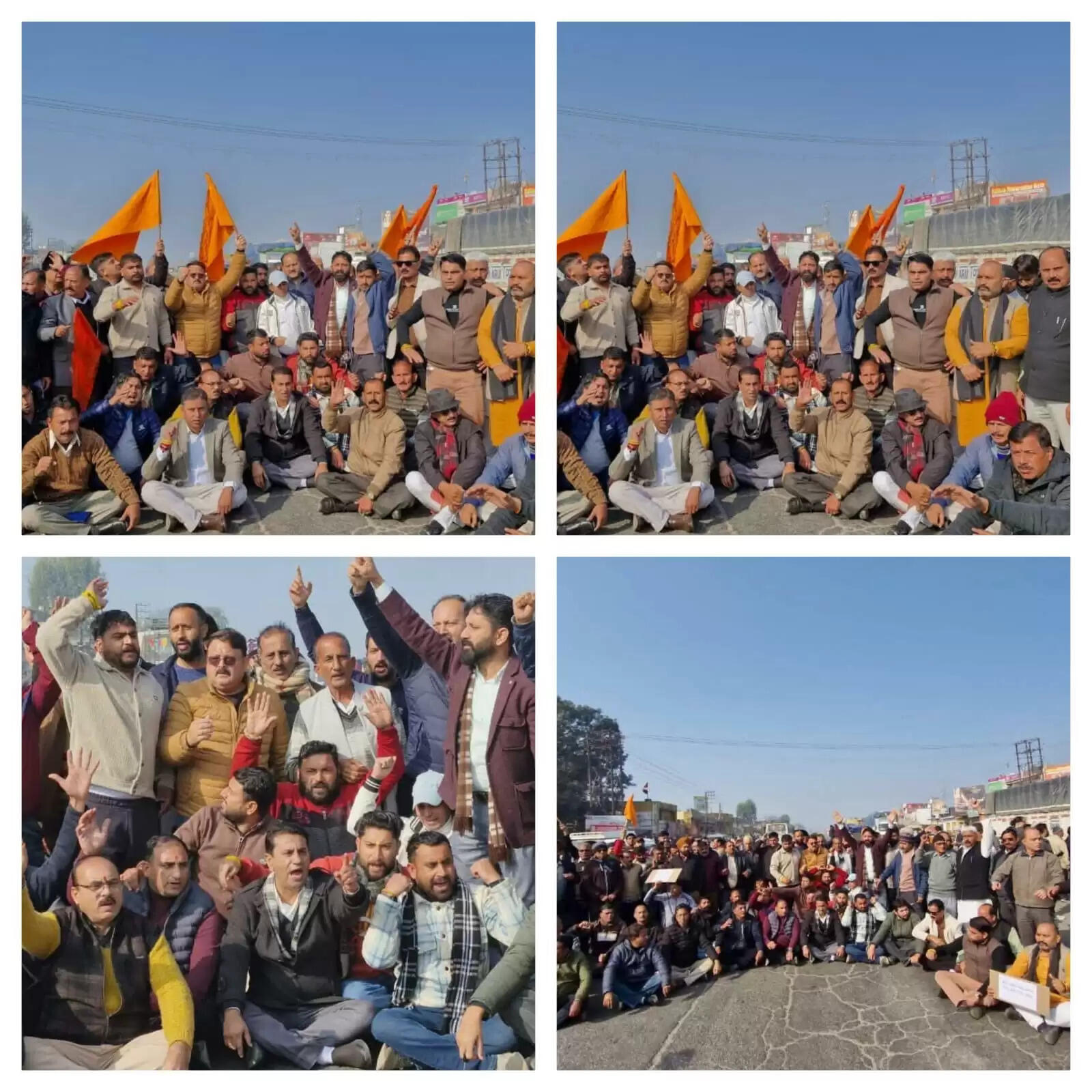 बांग्लादेश में हिंदू समुदाय के साथ हो रहे अत्याचारों के विरोध में कठुआ में प्रदर्शन