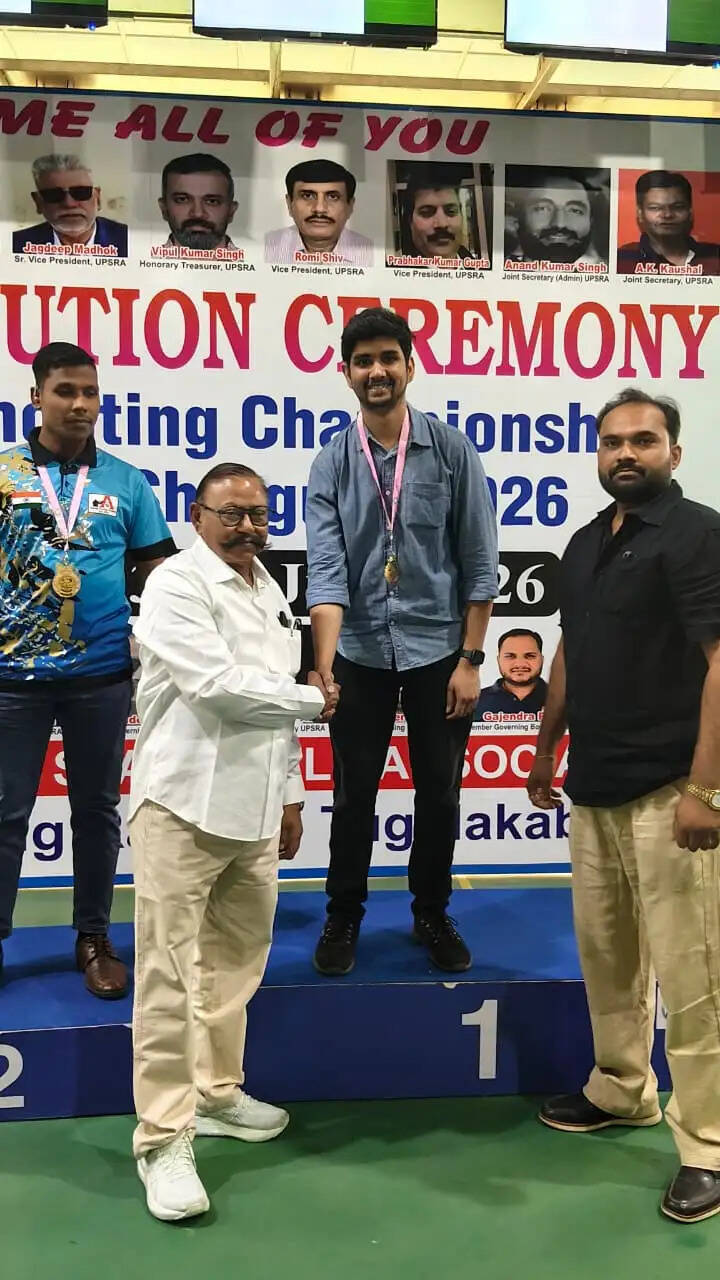लखीमपुर के लाल ने दिल्ली में गाड़ा झंडा: जन्म से मूक-बधिर प्रणव तिवारी ने स्टेट शूटिंग चैंपियनशिप में जीते 2 गोल्ड और 1 ब्रॉन्ज