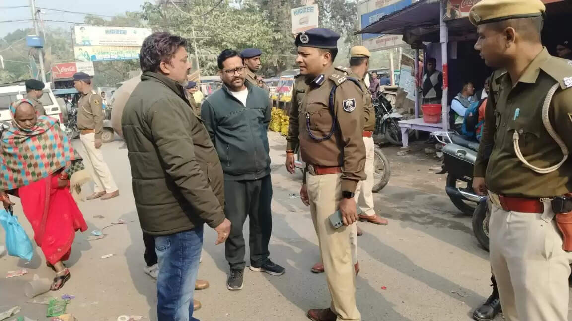 हेराफेरी मामले में एसएसपी ने किया घटनास्थल का निरीक्षण