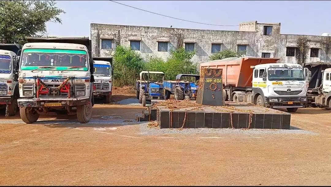 जांजगीर : अवैध खनिज परिवहन के कुल 36 वाहन जब्त