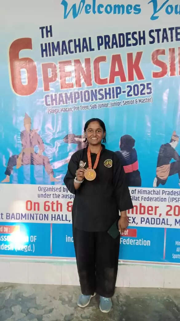मंडी की दीक्षा ने रोशन किया हिमाचल का नाम, पेंचक सिलाट में जीता गोल्ड