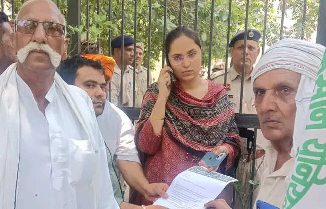 सोनीपत:भारत-अमेरिका व्यापार समझौते के विरोध में किसानों ने किया प्रदर्शन