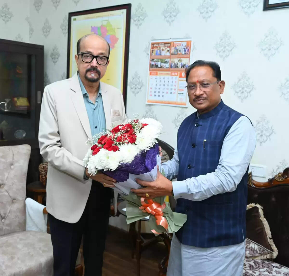 रायपुर : राज्यपाल डेका को मुख्यमंत्री साय ने नए वर्ष की दी शुभकामनाएं