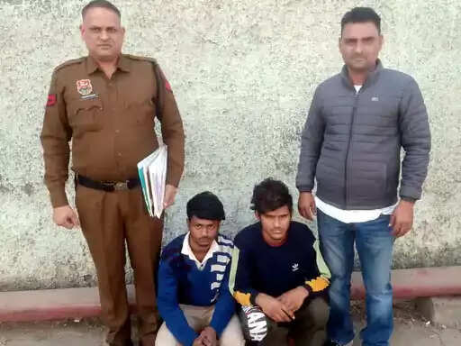 फरीदाबाद : मंदिरों में चोरी करने वाले दो युवक गिरफ्तार