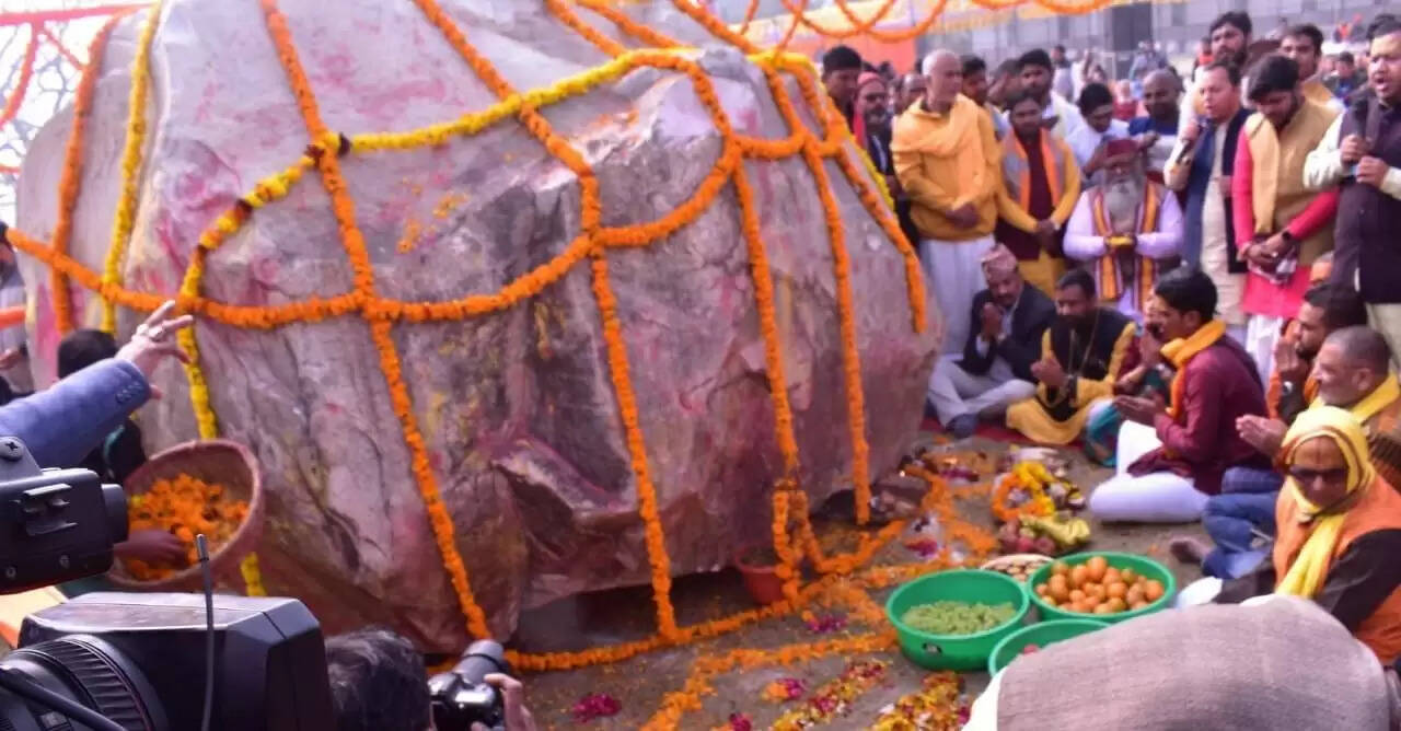 देव शिला पूजन में अयोध्या और जनकपुर के त्रेता युग के संबंधों को किया गया याद