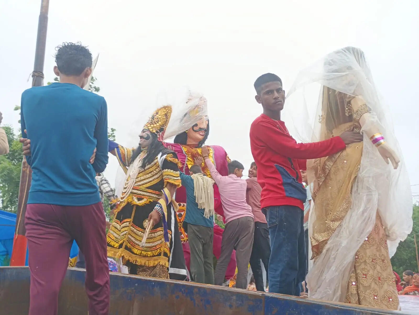 झमाझम बारिश के बीच सम्पन्न हुआ कंस वध मेला