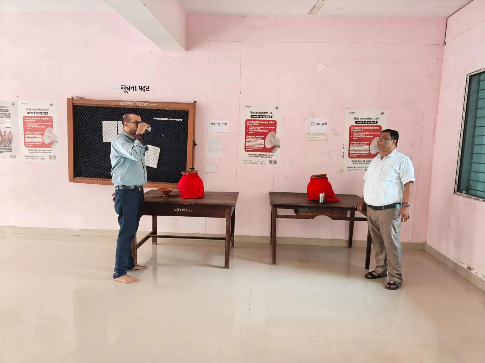 भीषण गर्मी में राहत के लिए प्रशासन ने की प्याऊ की व्यवस्था