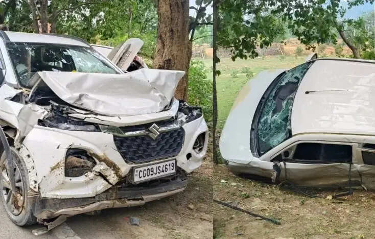 कवर्धा जिले में दो कार की जबरदस्त टक्कर में एक युवक की मौत, चार गंभीर रूप से घायल