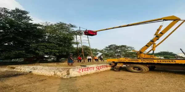 रावण दहन को लेकर तैयारियां तेज, होगी आकर्षक आतिशबाजी