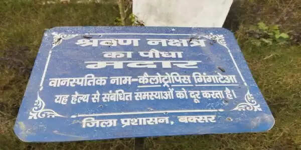 ग्रामीणों को प्रकृति और ज्योतिष से जोड़ रही नक्षत्र वाटिका