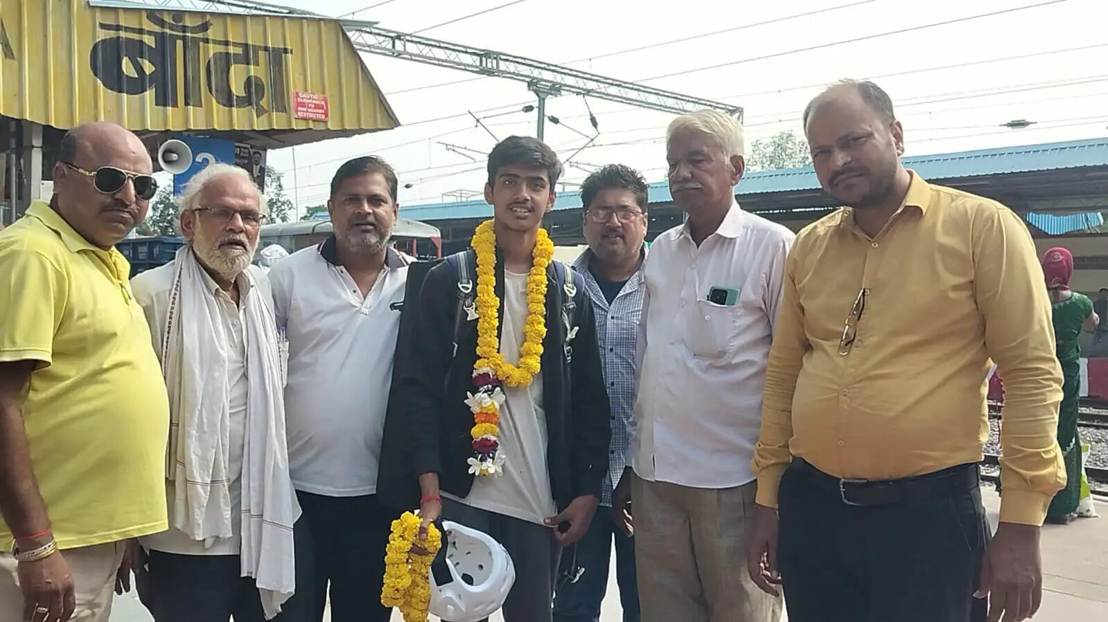 राष्ट्रीय चैंपियन सक्षम का गृह जनपद बांदा में स्वागत, अब कोरिया में तिरंगा लहराने की तैयारी