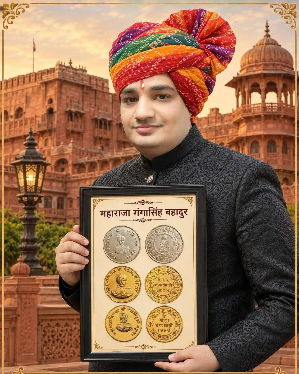 पूर्व&nbsp;महाराजा गंगासिंह के सिक्कों में झलकती है बीकानेर की शाही विरासत