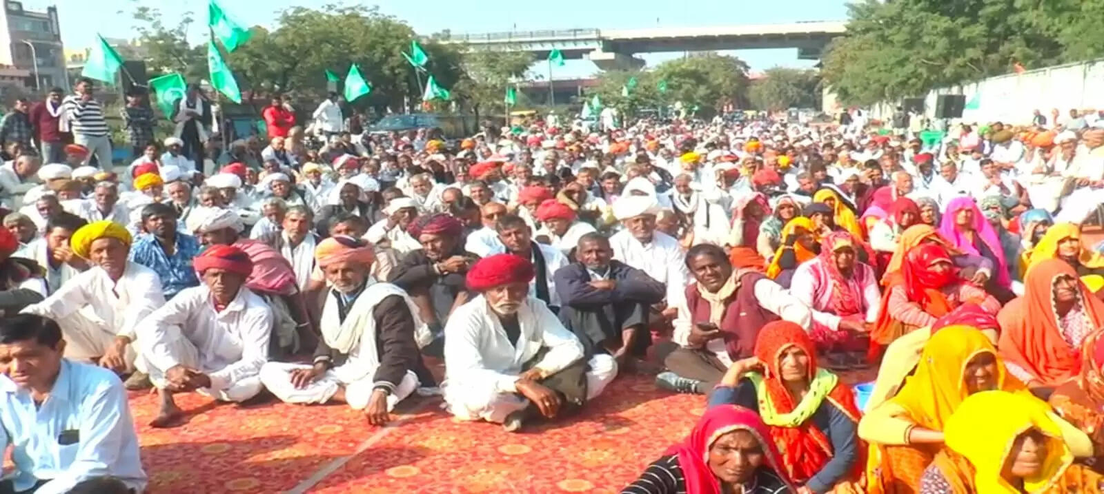 जयपुर में किसानों ने भरी हुंकार रैली
