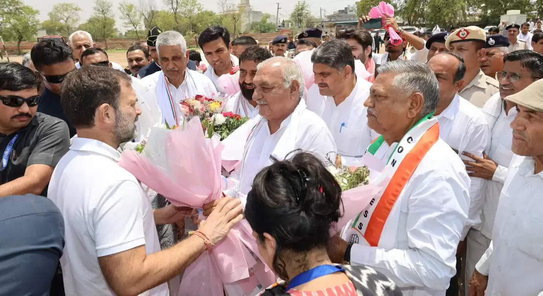 सोनीपत: हरियाणा की शिक्षा है नफरत छोड़ो मोहब्बत करो: राहुल गांधी