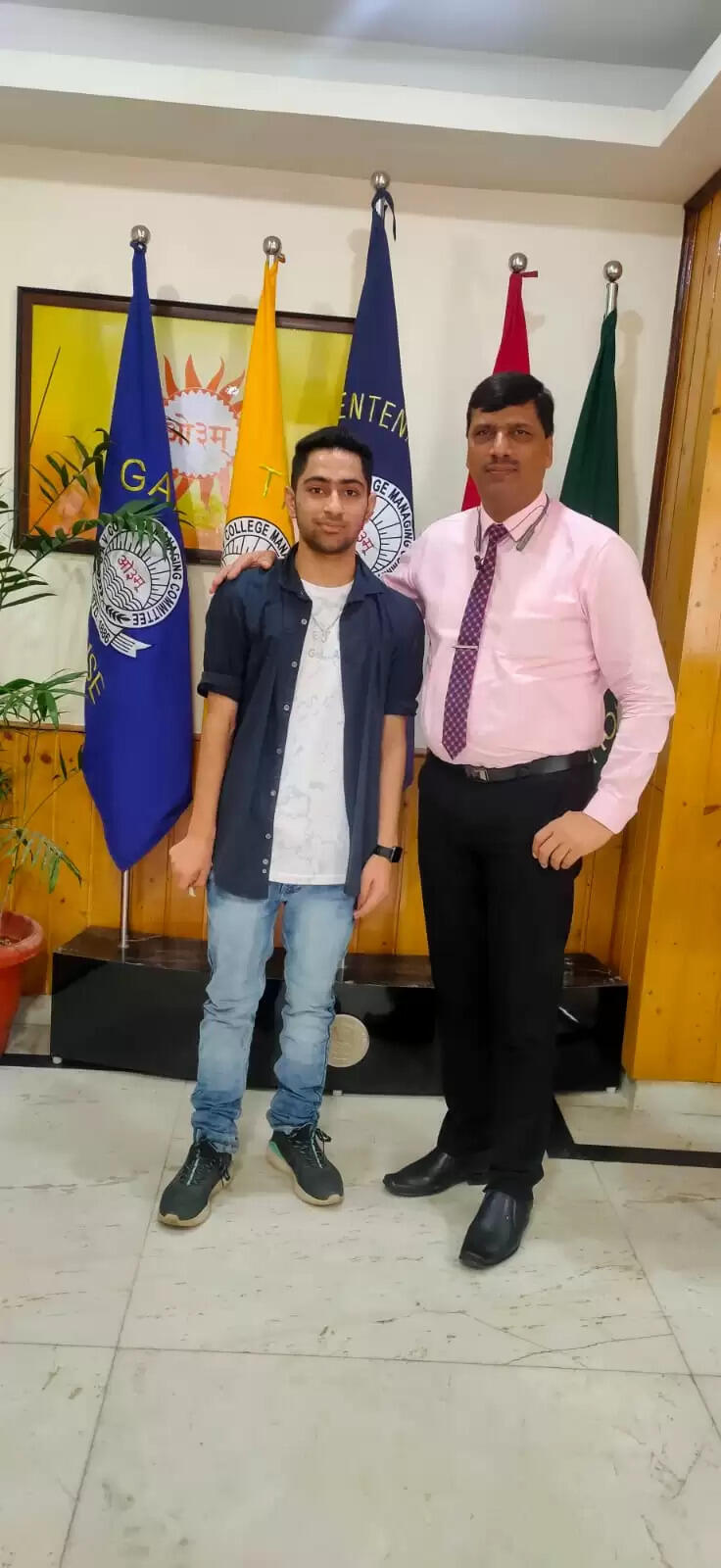 डीएवी सीपीएस मंडी के पूर्व छात्र साहिल शर्मा को ड्यूश बैंक से 70 लाख रुपए का वार्षिक पैकेज