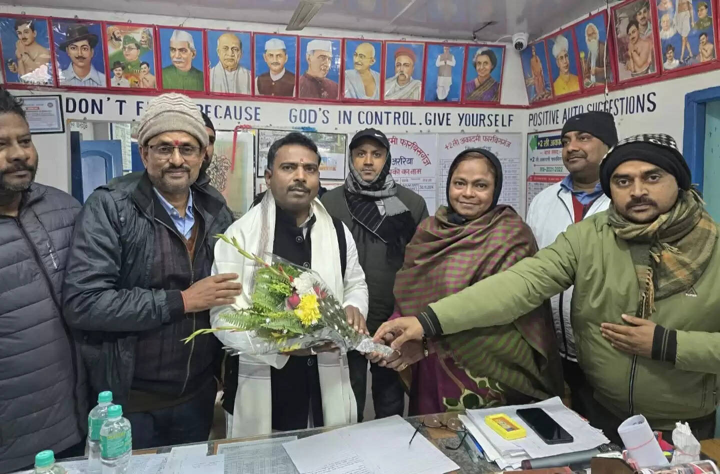 विधायक ने ली अकादमी स्कूल का किया निरीक्षण,स्कूल के शताब्दी गौरव महोत्सव को लेकर हुई चर्चा